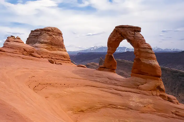 Retuschiertes Foto vom Delicate Arch