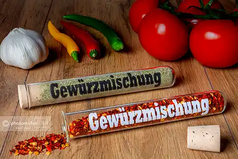 Reagenzgläser, bedruckt <sup>#104</sup>